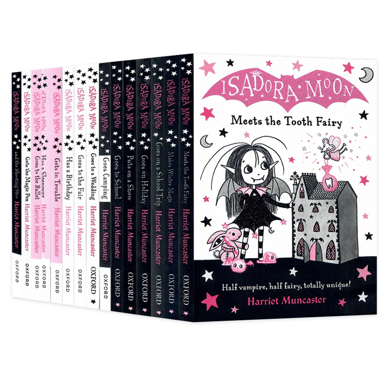 牛津精品阅读 伊莎多拉月亮系列17册 英文原版 Isadora Moon Meets the Tooth Fairy 进口儿童故事书章节小说 Oxford系列 牛津阅读 书籍/杂志/报纸 儿童读物原版书 原图主图