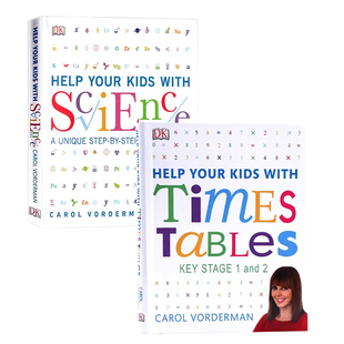 现货DK帮助你的孩子学习系列2册Help Your Kids with计算机Computer数学Maths科学Science英文家庭育儿图解科普