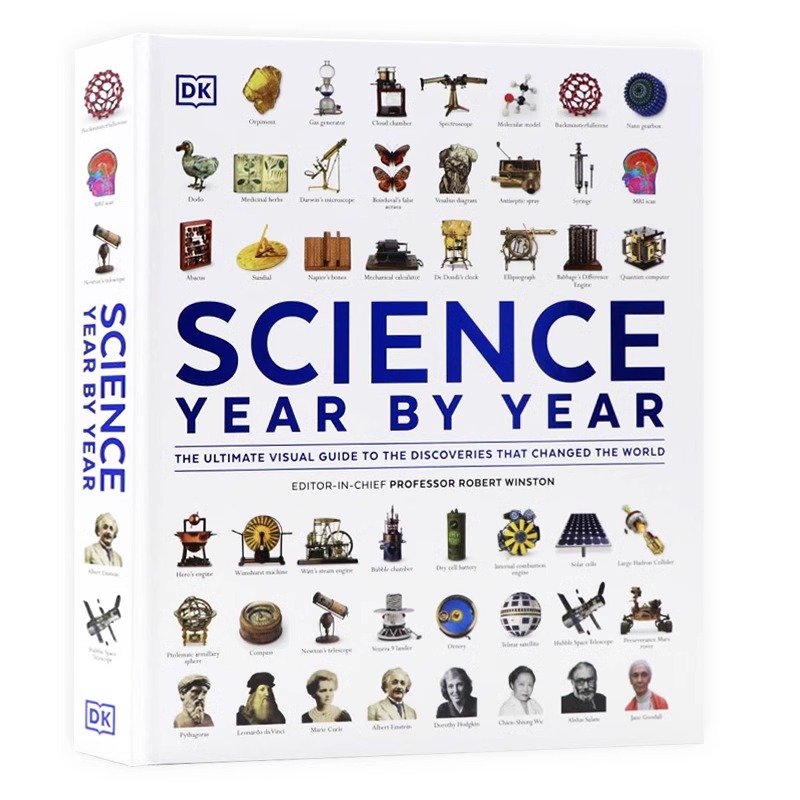 DK科学年鉴视觉大百科 Science Year by Year 英文原版  全图解彩色插图 科普百科读物 精装 大开本 DK百科系列 进口英语原版图书