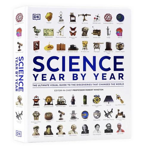 DK科学年鉴视觉大百科 Science Year by Year 英文原版  全图解彩色插图 科普百科读物 精装 大开本 DK百科系列 进口英语原版图书