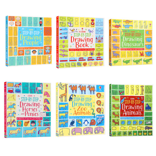 Usborne一步一步画动物