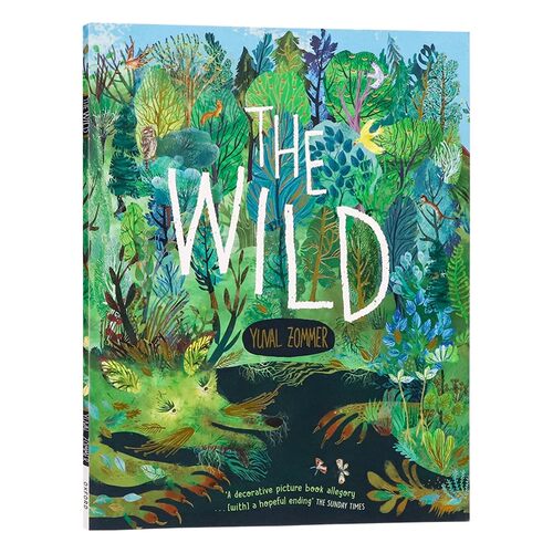 牛津精品绘本野外英文原版 The wild 儿童百科科普认知读物平装大开Yuval Zommer英语启蒙阅读精品认知图画书3-6岁OUP Oxford