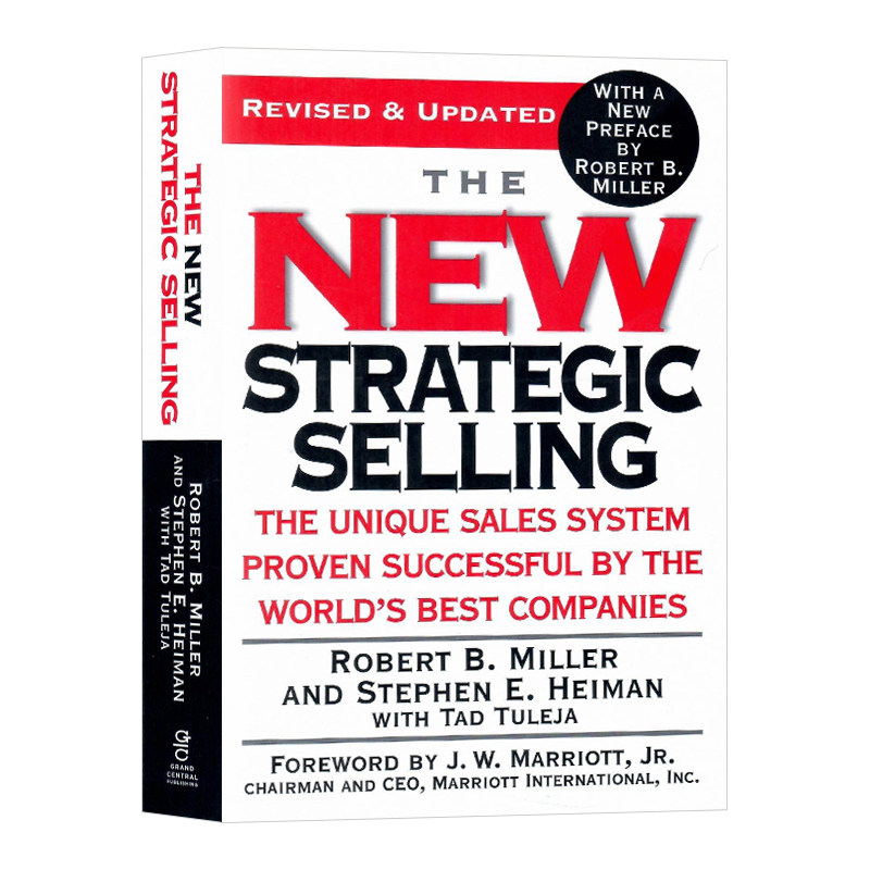 新的战略销售 The New Strategic Selling 英文原版经管读物 商业经典指导书 公司战略发展指导 Robert Miller