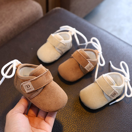 春秋婴儿软底防滑防掉步前鞋