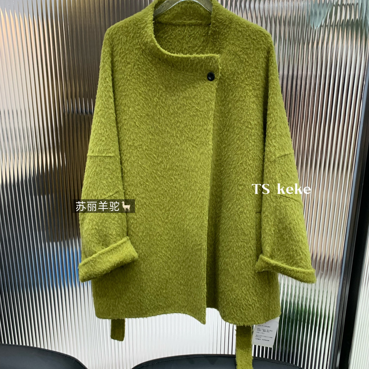 多多面羊毛大衣外套羊毛外套(含65羊毛)(苏力羊驼)PZaje21888