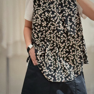 t1031 复古小碎花小衫 多多设计 26年夏上新极简大牌老钱新中式