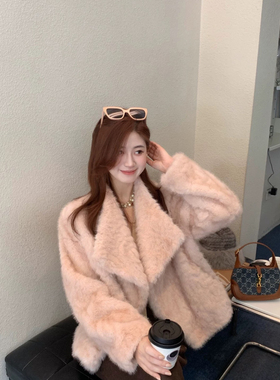 多多款环保花狐皮毛一体纯色保暖加厚冬季新保暖皮草外套112102
