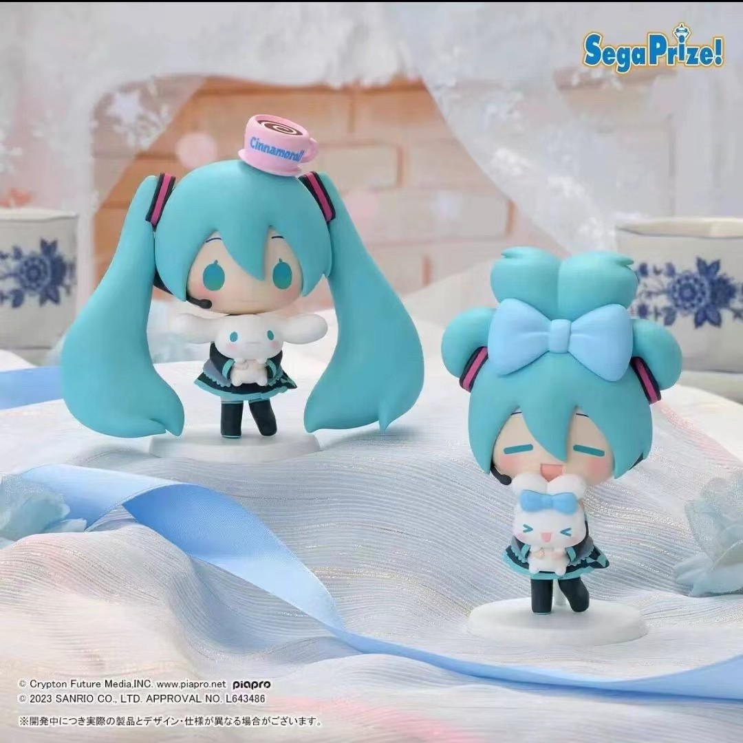 现货 SEGA世嘉 V家 初音未来&玉桂狗 Q版 三丽鸥 大耳狗 景品手办