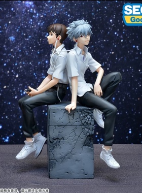 现货 SEGA 新福音战士 EVA剧场版 碇真嗣 渚薰 耳机 景品手办再版