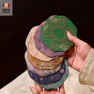 爱奇葩 设计师联名中式茶垫杯垫防水隔热防滑垫轻奢高端茶托壶垫