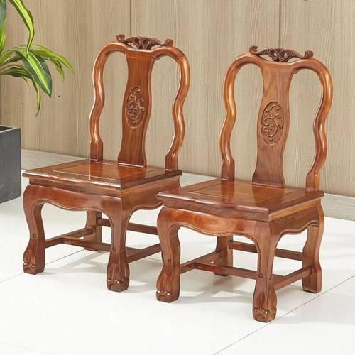 实木小椅子靠背椅小板凳家用红木婚庆椅简约儿童凳客厅茶几子孙凳