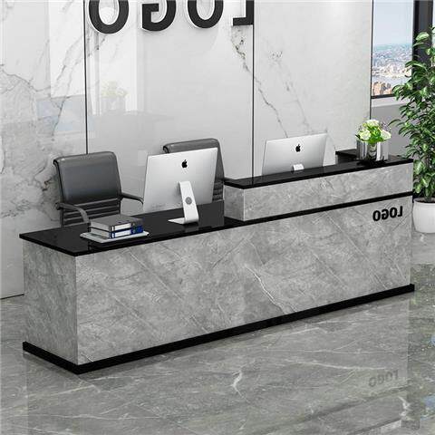 吧台收银台公司前台接待台店铺小型收银桌干洗店吧台柜台简约现代