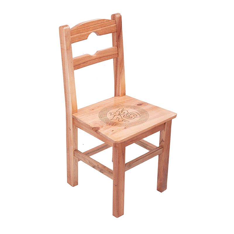全实木靠背椅家用凳子成人板儿童