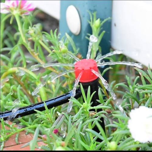 浇花神器可调滴头套装家用滴灌滴头阳台盆栽喷淋浇花器8孔地插