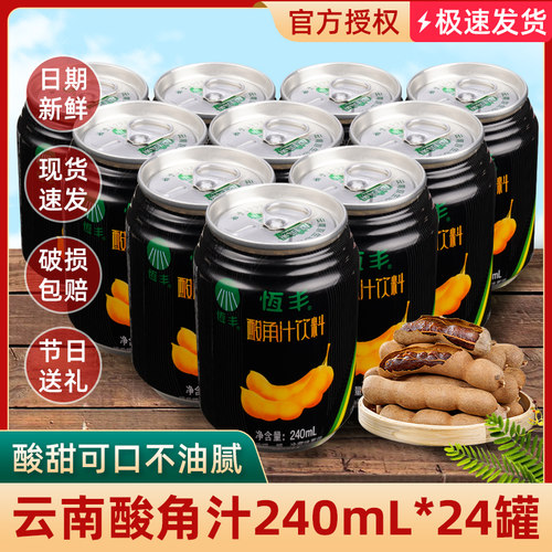 恒丰酸角汁240ml*24罐酸角果汁