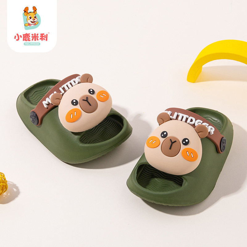 宝宝拖鞋夏2026新款男宝防滑家居室内儿童洞洞鞋女童可爱轻便专用