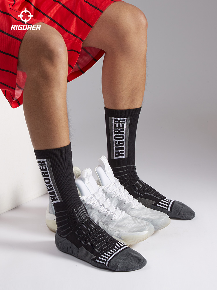 Basketball elite socks Jacquard men's and women's professional basketball socks low, medium and high tube sports socks thickened towel bottom non-slip