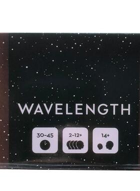 Wavelength英文版电波同步桌游卡牌cards games波长 休闲聚会游戏