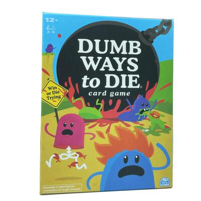 全英文Dumb Ways to Die plush card game 朋友聚会桌游新款现货
