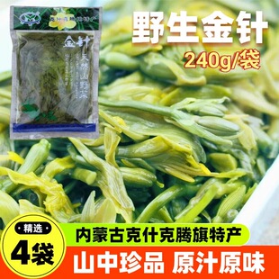 山野菜金针菜野生黄花菜赤峰克旗乌兰布统草原内蒙古特产盐水蔬菜