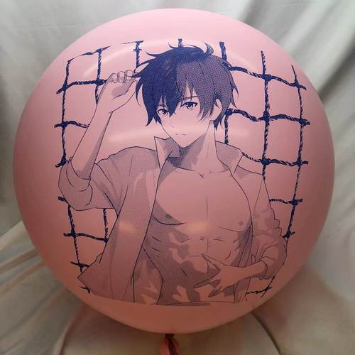 动漫印刷36英寸乳胶气球O牌