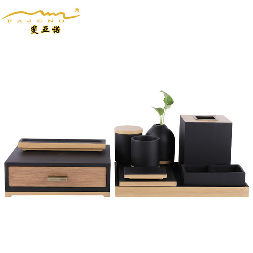 宾馆客房一次性收纳高级感纸巾盒