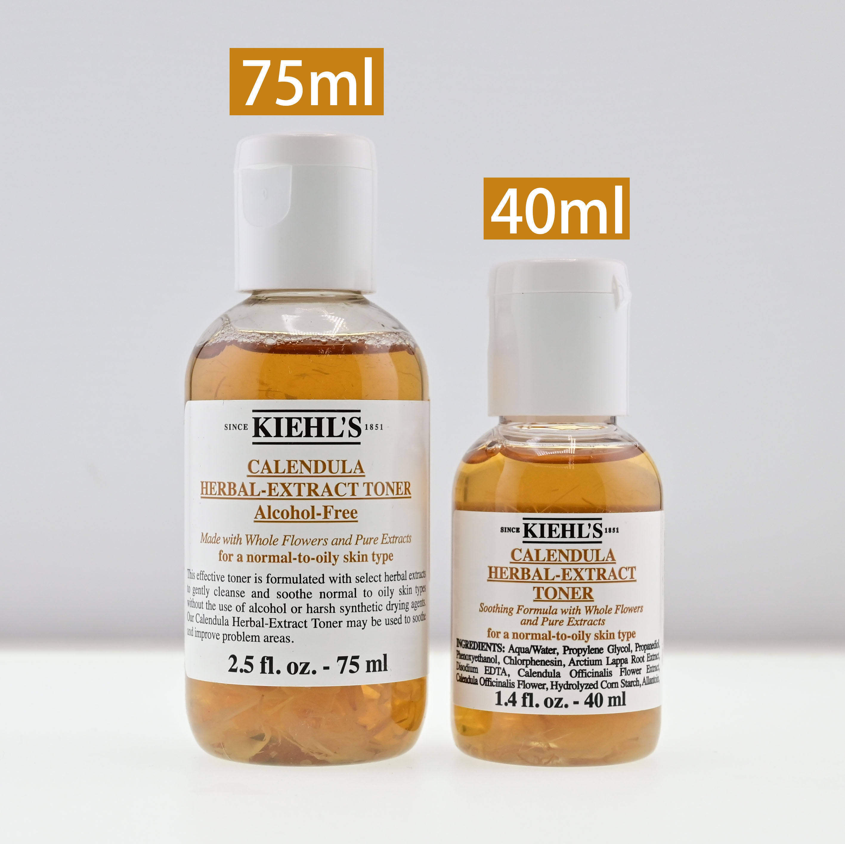 KIEHL'S科颜氏金盏花植物爽肤水化妆40ml控油舒缓收毛孔保湿75ml