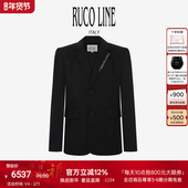 休闲西装 外套欧美简约修身 Line如卡莱 秋冬男士 新品 Ruco