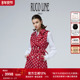 Ruco 外套女 腰带收腰无袖 Line如卡莱新款 字母印花中长款