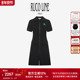 短袖 收腰前拉链女裙 Line如卡莱 连衣裙夏女2025新款 新品 Ruco