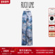 新品 Ruco Line如卡莱 高腰阔腿休闲裤 女25秋冬中国风宽松长裤
