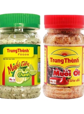 越南进口椒盐muoi tieu chanh muoi ot柠檬胡盐水果蘸料调味料90g