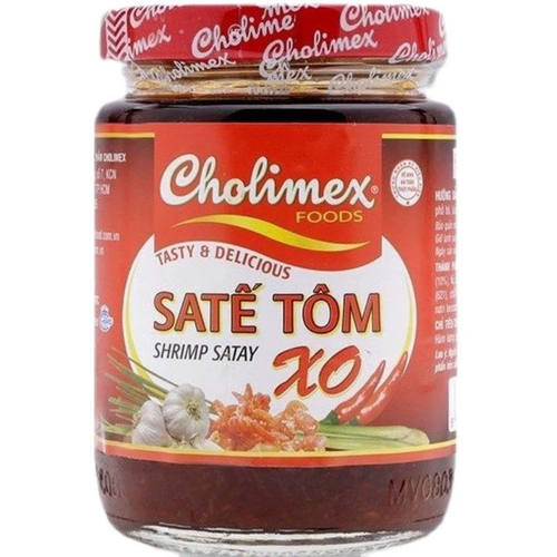 越南cholimex沙爹酱虾味辣椒油XO酱沙茶酱SATE TOM XO 辣椒酱170g