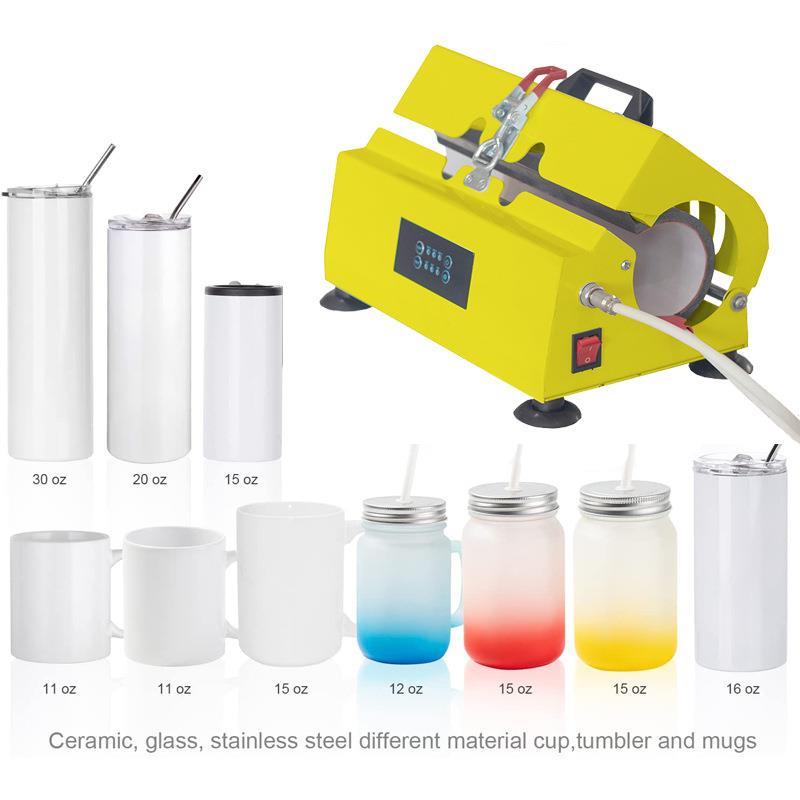 厂家杯子印照片机器 保温杯印图热转印烤杯机烫印变色马克杯diy印