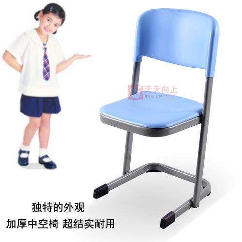 加厚稳固塑钢培训椅简易学生上课椅图书馆阅览椅休闲靠背椅会客椅