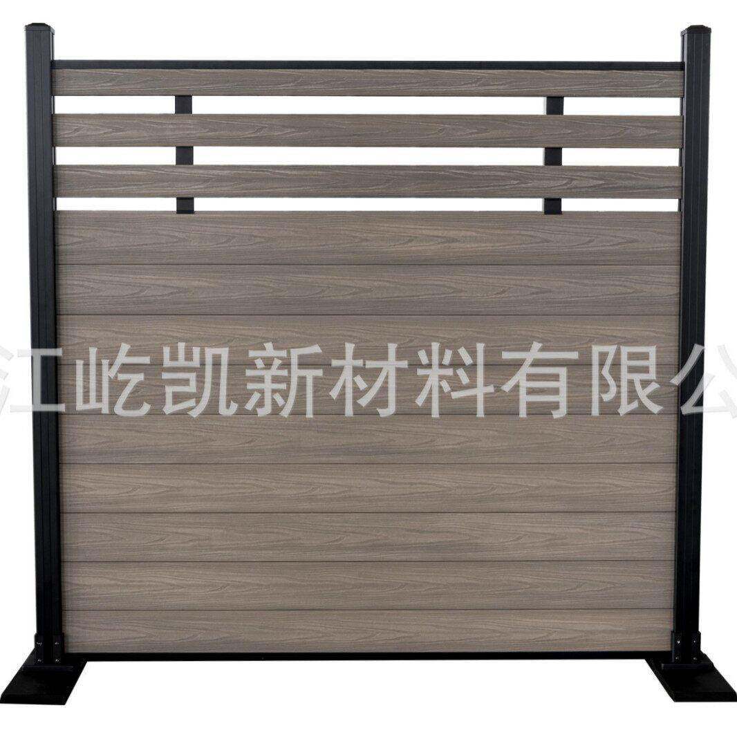 端塑木共挤围栏板地板户外木塑地板花园庭院板防腐防潮木塑地板