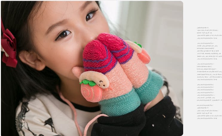 Gants pour enfants en de laine - Ref 2145172 Image 4