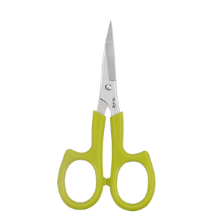 汪吾铨翘头剪不锈钢弯头小剪刀手工剪翘头圆头眉剪弧形十字绣花剪