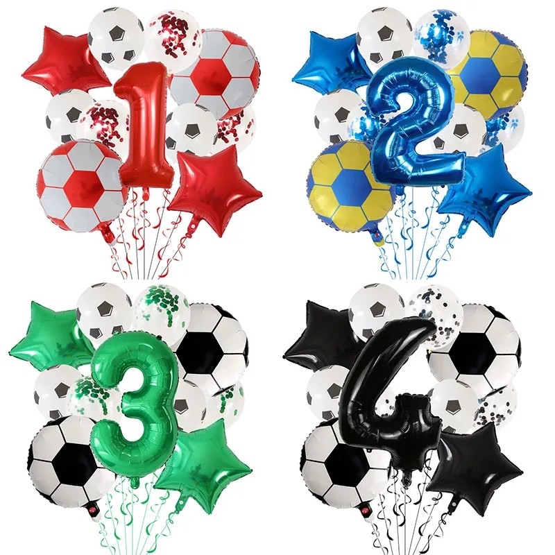 新款足球主题铝膜气球32寸数字套装男孩周岁生日派对装饰布置用品,节庆用品/礼品,气球,淘宝优惠券,粉丝福利购,淘宝优惠卷