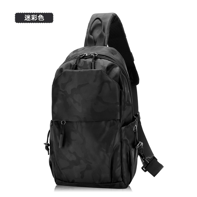 thumbnail for Men's messenger bag leisure chest bag sports tide brand small backpack large-capacity messenger bag multi-functional shoulder bag men's bag