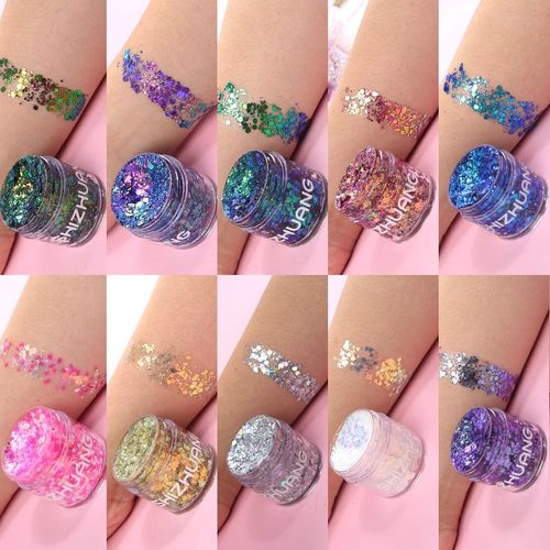 儿童眼部啫喱亮片超闪粉眼影