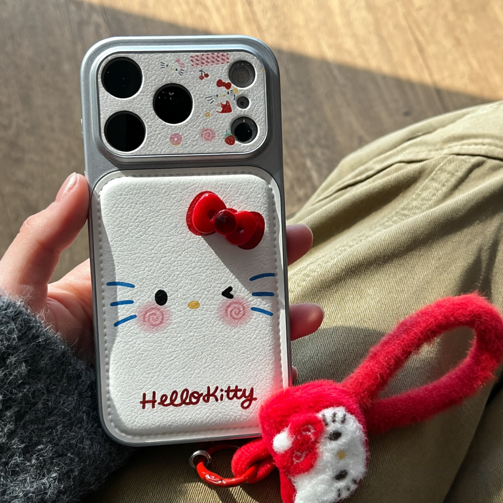 鱼卷腮红kt猫适用iPhone17promax手机壳苹果17pr