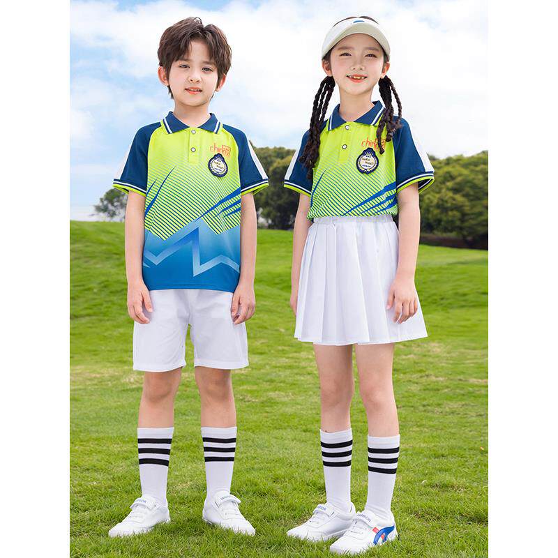中小学生校服幼儿园园服夏季运动会大班班服英伦学院风两件套套装