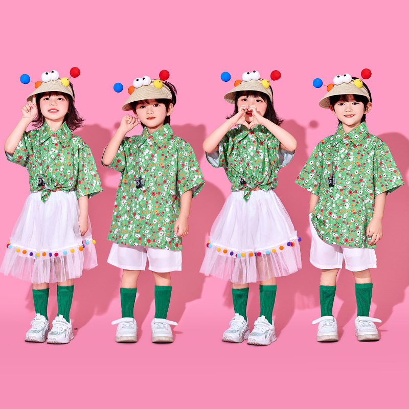 六一儿童表演服小学生运动会服装啦啦队演出服幼儿园毕业舞蹈班服