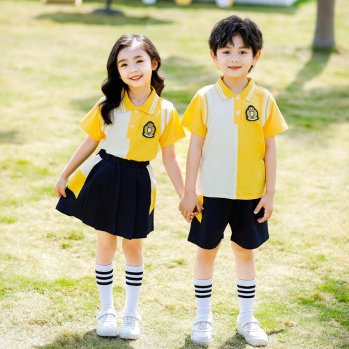 夏季幼儿园园服春秋款套装夏装大班一年级夏天儿童班服小学生校服