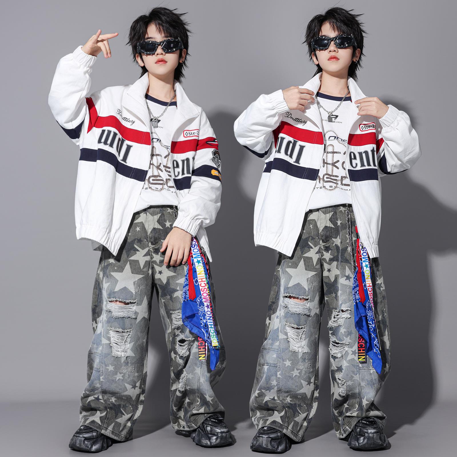 酷帅套装少儿炸街潮服表演服