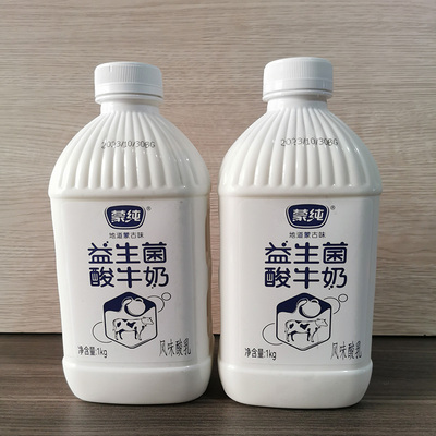 蒙纯益生菌大桶酸奶1kg*2桶