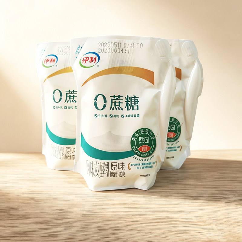 伊利0蔗糖原味酸奶180g