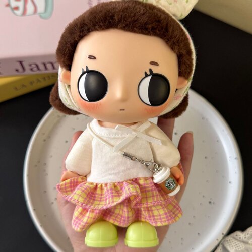 娃衣合集Nyota小小瞬间系列毛绒公仔盲盒挂件塔塔波点裙子娃衣