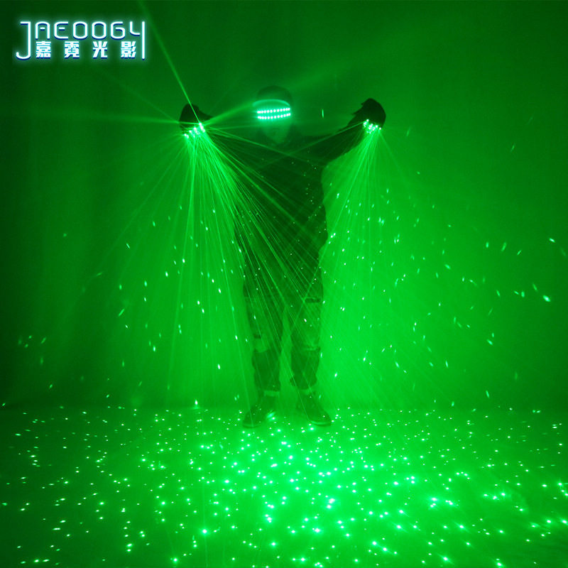 酒吧蹦迪激光镭射手套舞台演出发光眼镜KTV夜店气氛荧光道具